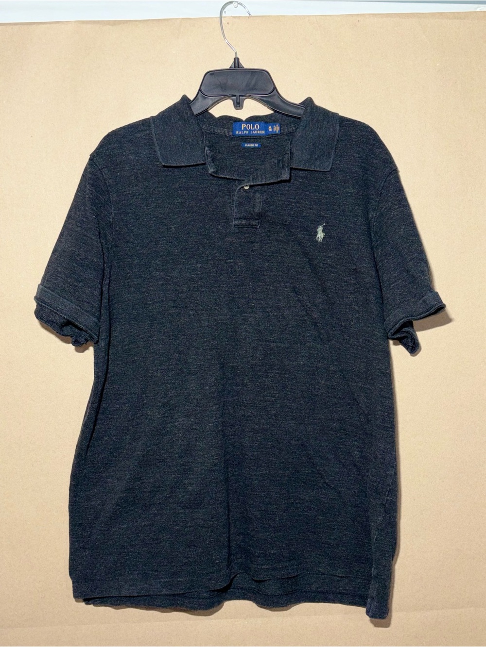 Polo by Ralph Lauren Dark Charcoal Short-Sleeve Polo